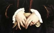 HOLBEIN, Hans the Younger Christina of Denmark oil painting on canvas